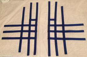 04-5057k Ac Racing Jasotattersal Nerf Bar Nets #57 Black