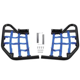 Ta0488 Aftermarket Blue Aluminium Side Step Nerf Bars Foot Peg For Yamaha Raptor 700 Yfm Yfm700
