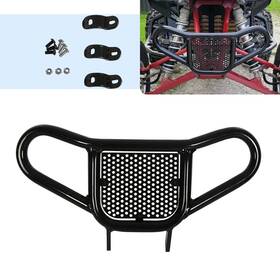 Ainuo000006312 Honda Trx 400ex 400x 450r 450er Front Atv Bumper Black 1999-2014 Guard
