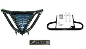 199-n3-srceen-l-t2-b Alba Racing Yamaha Yfz 450 Inch Intimidator Front Bumper Wide Rear Grab Bar