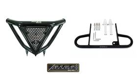 199-n3-t2-b Alba Racing Yamaha Yfz 450 Inch Intimidator Front Bumper And Wide Rear Grab Bar