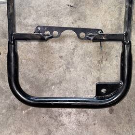 199-t5-b Alba Racing Yamaha Yfz 450 Grab Bar 04-13 Rear Bumper Armat By Black 199 T5
