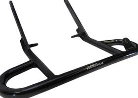 209-t2-b-blem Alba Racing Raptor 350 Rear Wide Grab Bar Bumper Black 209 T2 Blemish