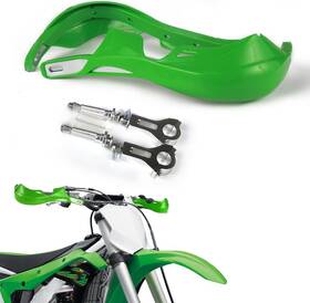 15140025 Anxin 22mm 7/8 Inch Handlebar Hand Guards Handguards Universal For Kx65 Green