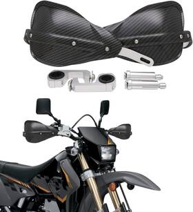 15140035 Anxin Dirt Bike Handguards Hand Guards Fit 7/8 Inch 22mm And 1 1/8 Carbon Fiber