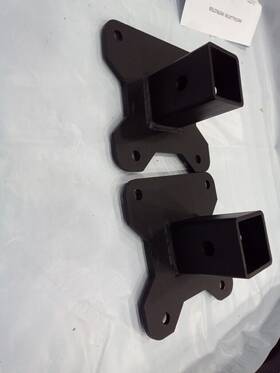 21st-80107007 Apetaco 2pcs 2 Inch Utv Rear Receiver Hitch For 2014-2024 Polaris Rzr Xp 1000 And 4