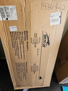 1436-662 Arctic Cat Genuine Skidplate Black Nos Oem Cnx