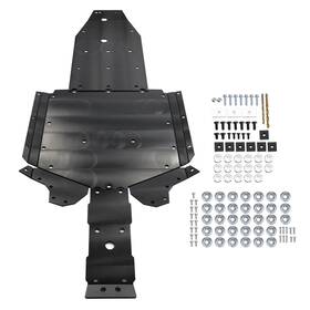 U024-a002-blk Areyourshop Skid Plate 3/8 Inch Uhmw Undercarriage Guard Set For Kawasaki Teryx Krx 1000 20-26
