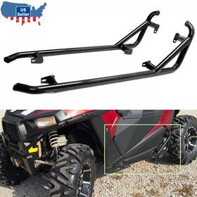 At-cg-1a-1b Auraroad Side Steps Nerf Bars Rock Slider For 14-23 Polaris Rzr Xp 900 1000 Trail 2dr Utv