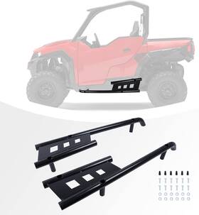 2881101 Besteryus Oem#2881101 Rock Sliders Side Step Nerf Bars Tree Kikers Fit Polaris General 1000 2016-2024
