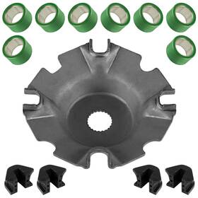 Ps121a2050 Caltric Moveable Plate Damper And Roller For Arctic Cat Prowler Xt 1000 4x4 2015-2017