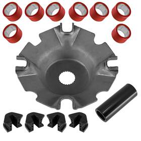 Ps121a2095 Caltric Face Drive Moveable Plate With Damper Roller Spacer For Arctic Cat Prowler 550 2009
