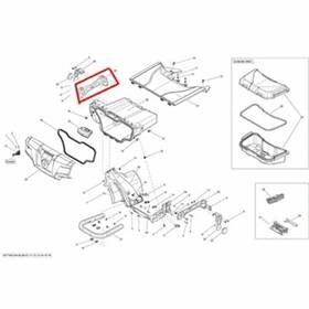 705004563 Can-am Outlander 500 Efi Rear Left Storage Box Mount Bracket