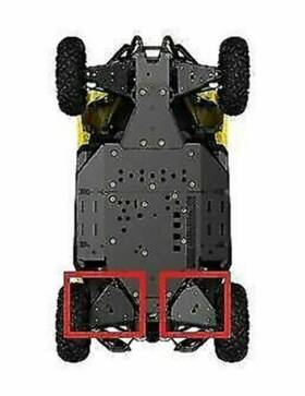 715002101 Can-am Protec. Ar. Rear New Oem