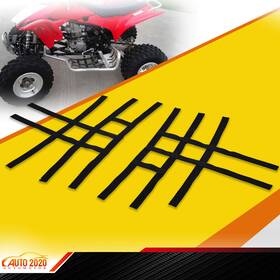 Cnnella0123016 Cnnella-69 Pair Nerf Bar Nets And Alba Tusk H/p Black Fit For Honda Trx 400x 450er 400ex 450r