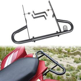 Cax3990 Cpowace Rear Black Wide Grab Bar Bumper Kit For Yamaha Raptor 700 / 700r 2006-2024