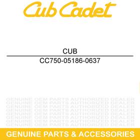 750-05186-0637 Cub Cadet Grab Handle Tank S Volunteer Wt Tracker S7237 S6031 Kw