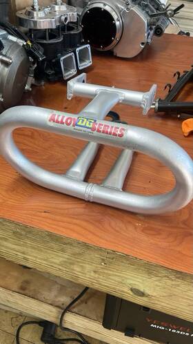 59-2112 Dg D592112 Honda Atc250r Atc 250r Aluminum Bumper 85-86