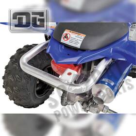 2805-d182188-atv Dg Performance Fat Series Grab Rail-aluminum For 2008-2010 Yamaha Yfm250 Raptor