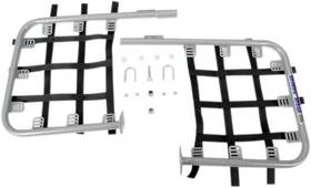 54-2122 Dg Performance Steel Nerf Bars Silver/black For Honda Trx250/trx300