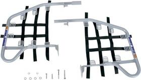54-2450 Dg Performance Steel Nerf Bars Silver/black For Honda Trx450