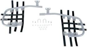 54-6260 Dg Performance Steel Nerf Bars Silver/black For Suzuki Quadsport 250 2004-2009