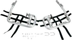 60-2102 Dg Performance Alloy Nerf Bars Silver/black For Honda Trx90 1993-2005