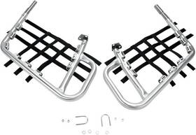 60-21097 Dg Performance Alloy Nerf Bars Silver/black For Honda Trx250 1986-1987