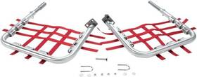 60-2110 Dg Performance Alloy Nerf Bars Silver/red For Honda Trx250/trx300