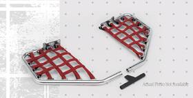 60-2200 Dg Performance Alloy Nerf Bars Silver/red For Honda Trx400