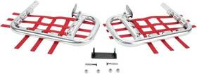 60-2500 Dg Performance Alloy Nerf Bars Silver/red For Honda Trx250