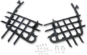 60-4450x Dg Performance Alloy Nerf Bars Black For Yamaha Yfz450 Atv 2004-2009