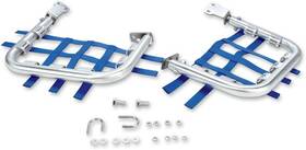 60-4480 Dg Performance Alloy Nerf Bars Silver/blue For Yamaha Yfm80 Raptor 80 2002-2008