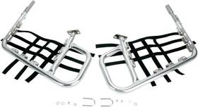 60-6222 Dg Performance Alloy Nerf Bars Silver/black For Suzuki Quadracer 250 1987-1992