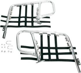 60-6235 Dg Performance Alloy Nerf Bars Silver/black For Suzuki Quadracer 250 1985-1986