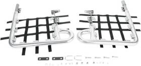 602-2130 Dg Performance Fat Series Alloy Nerf Bars Silver/black For Honda Trx400