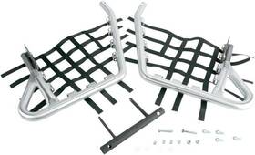 602-4509 Dg Performance Fat Series Alloy Nerf Bars Silver/black For Yamaha Yfz450r Atv