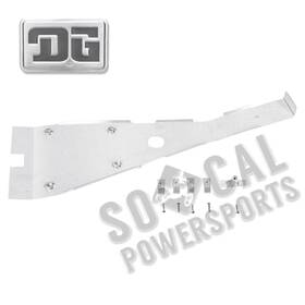 6027-d152632-atv Dg Performance Baja Series Full Chassis Skid Plate For 2009 Honda Trx400x Atv