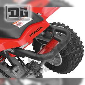 6046-d152670-atv Dg Performance Fat Series 1 1/4 Inch Grab Bar-black Textured For 2006-2013 Honda