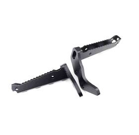 Dognnak 761325158615 Yamaha Banshee 1987-2006 New Black Mild Steel Rear Foot Pegs 2pcs