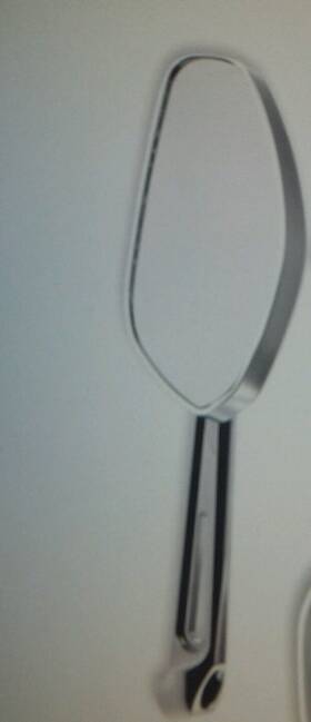 96920061a Ducati 96820061a Billet Aluminum Rearview Mirror Silver Right Hand