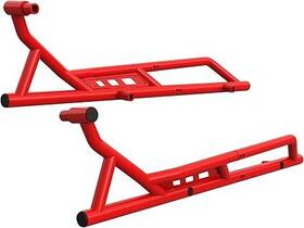 Eh-c1246v02 E-upworth Nixface Rzr Pro Xp Red Nerf Bars Rock Sliders For 20-24 Turbo R 2seat