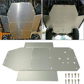 Ta0505 Ecotric Fit For 08-14 Polaris Rzr Rzr-s Xc Aluminum Skid Plate Heavy Duty 3/16 Inch