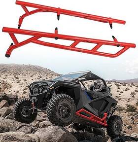 Ew-c1246v02 Elitewill Rzr Pro Xp Red Nerf Bars Rock Sliders For 2020-2024 2 Seat