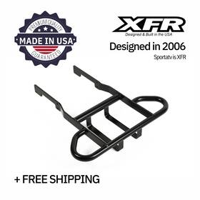 Extreme Fabrication Racing - Xfr Cr104a-mbk Honda Trx 400ex 99-07 Atv Grab Bar Cooler Rack Matte Black