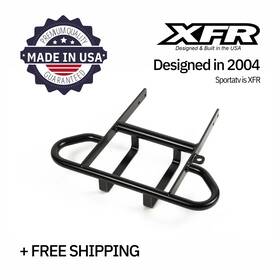 Extreme Fabrication Racing - Xfr Cr601-hg Kawasaki Kfx700 V-force Six Pack Grab Bar Cooler Rack Gloss Black