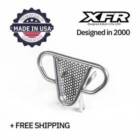 Extreme Fabrication Racing - Xfr Ds102-pol Honda Trx250r 1986-1989 Dirt Screen Front Aluminum Bumper