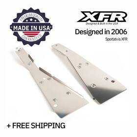 Extreme Fabrication Racing - Xfr Fp103/sp103 Full Chassis Glide And Swing Arm Skid Plate Gaurd Combo Honda 250x 300ex Trx