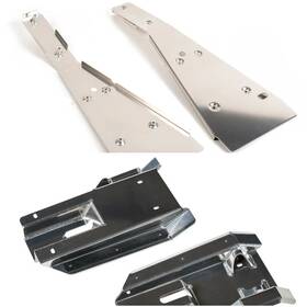 Extreme Fabrication Racing - Xfr Fp104/sp104 Full Chassis Glide And Swing Arm Skid Plate Gaurd Combo Honda Trx400ex 400ex