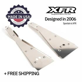 Extreme Fabrication Racing - Xfr Fp106/sp106 Full Chassis Glide And Swing Arm Skid Plate Gaurd Combo Honda Trx450r Trx450er